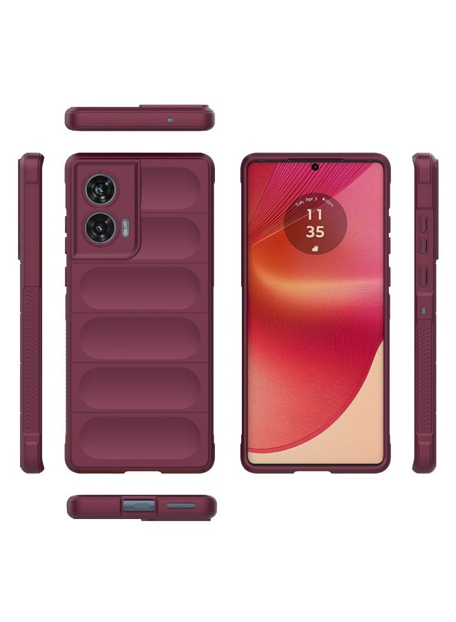 جولدن ماسك موتورولا موتو إيدج 60 فيوجن (Motorola Edge 50 Fusion) جراب حماية ماجيك (نبيتي) - Image 3